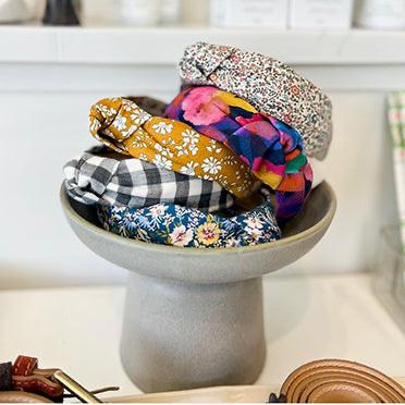 floral knotted headbands