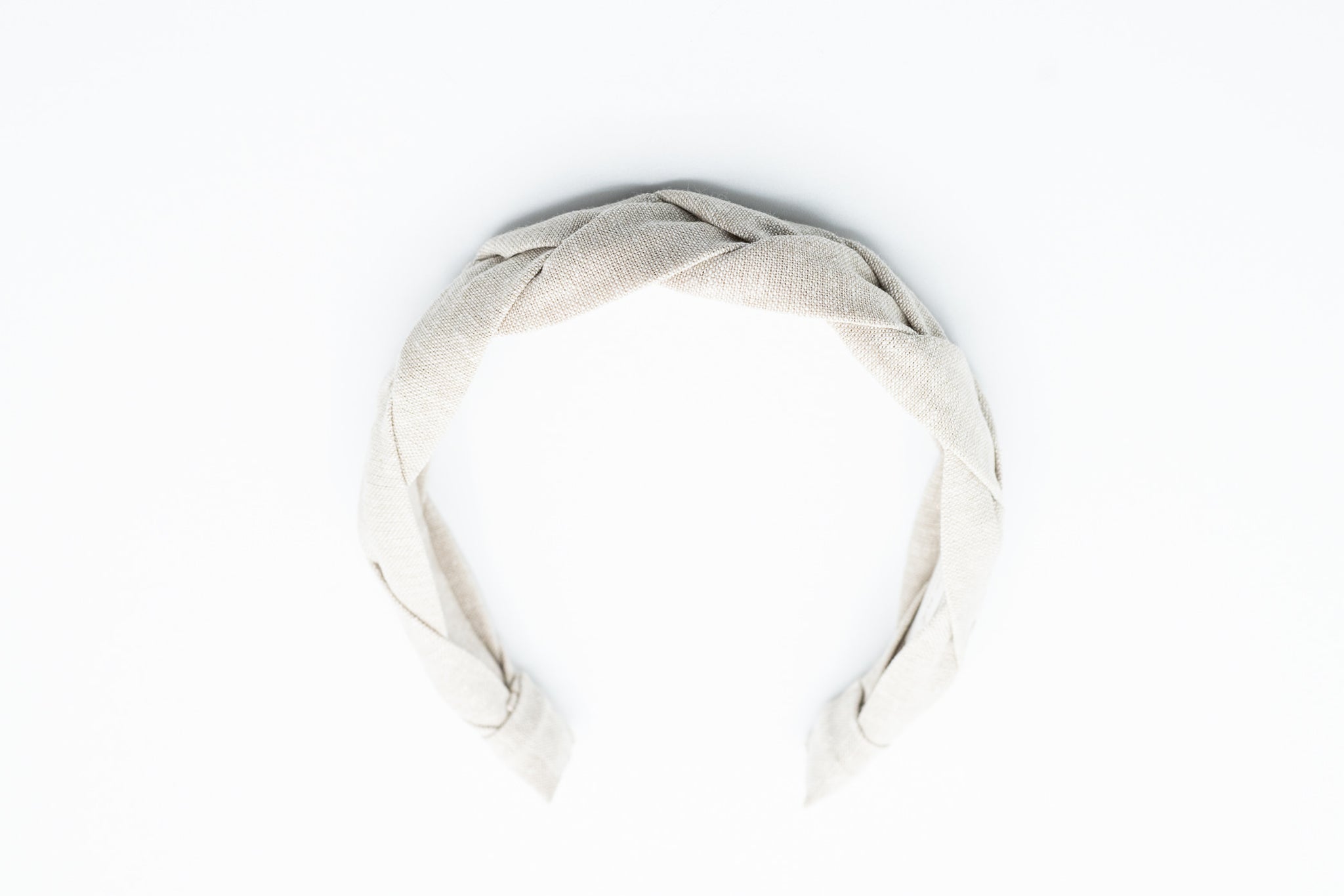 Braided Neutral Headband {Flax}