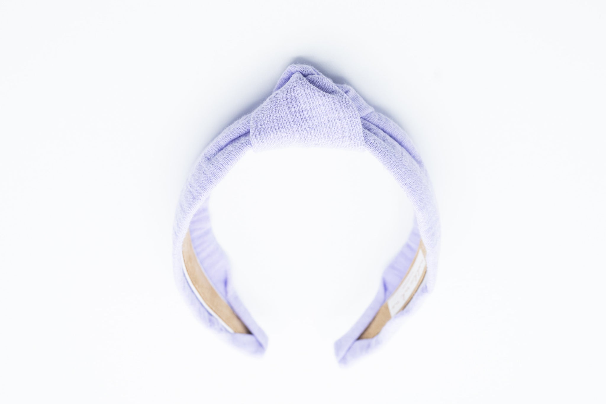Lavender Double Gauze Knotted Headband