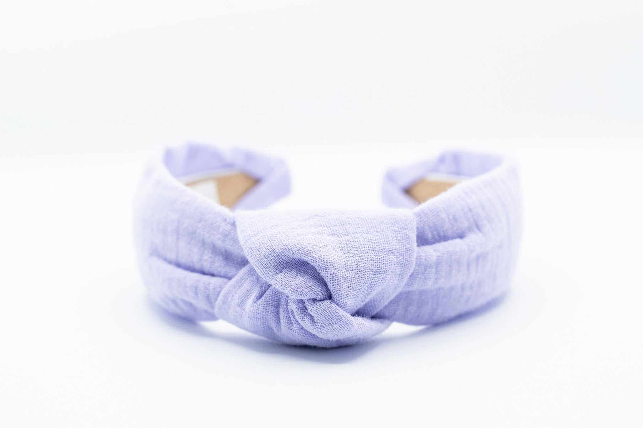 Lavender Double Gauze Knotted Headband